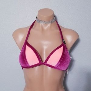 New PINK Victoria's Secret push up bikini top XS